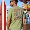 Eagle Flag - Hemp Dyed Short Sleeve Crewneck T-Shirt 2 Eagle Flag - Hemp Dyed Short Sleeve Crewneck T-Shirt -Freedom Style Shop 00953621 aad2 4494 a999 595b973b611f
