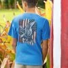 Eagle Flag - Blue Hawaii Dyed Short Sleeve Crewneck T-Shirt 1 Eagle Flag - Blue Hawaii Dyed Short Sleeve Crewneck T-Shirt -Freedom Style Shop 0e8eb745 9123 4e9c a4cc 2e05aa2c93d3