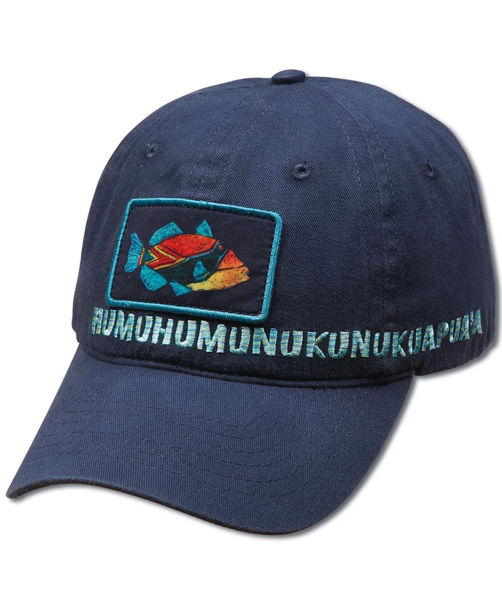 Humu Kalakoa - Navy Twill Hat 3 Humu Kalakoa - Navy Twill Hat