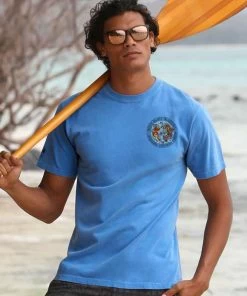 Eternal Balance - Blue Hawaii Dyed Short Sleeve Crewneck T-Shirt -Freedom Style Shop 1ccfbbfd aa42 460c 8ee8 b30bb8b053d7