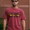 Bird Of Paradise Band - Paradise Red Dyed Short Sleeve Crewneck T-Shirt