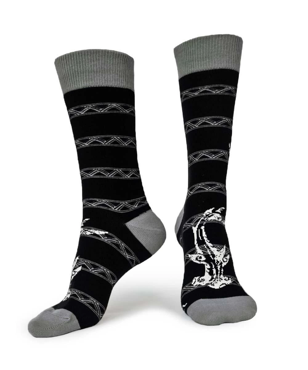 Mano Aumakua - Graphic Cotton Crew Socks 4 Mano Aumakua - Graphic Cotton Crew Socks - Image 2