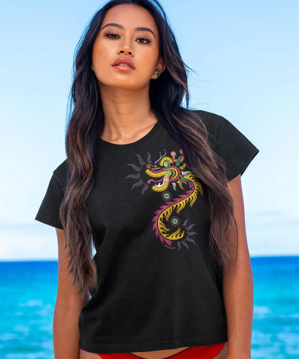 Dragon Dance 2024 - Black Short Sleeve Crewneck T-Shirt 3 Dragon Dance 2024 - Black Short Sleeve Crewneck T-Shirt