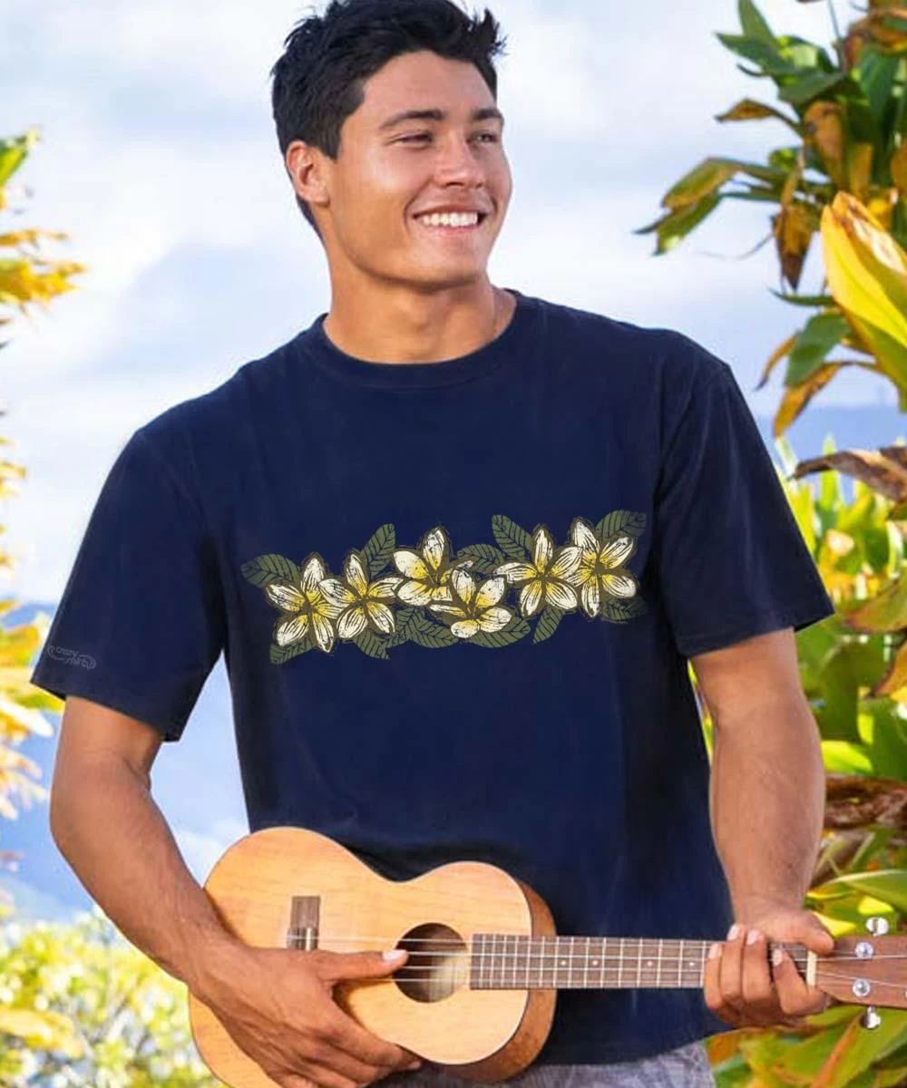 Woodcut Band - Navy Short Sleeve Crewneck T-Shirt 3 Woodcut Band - Navy Short Sleeve Crewneck T-Shirt