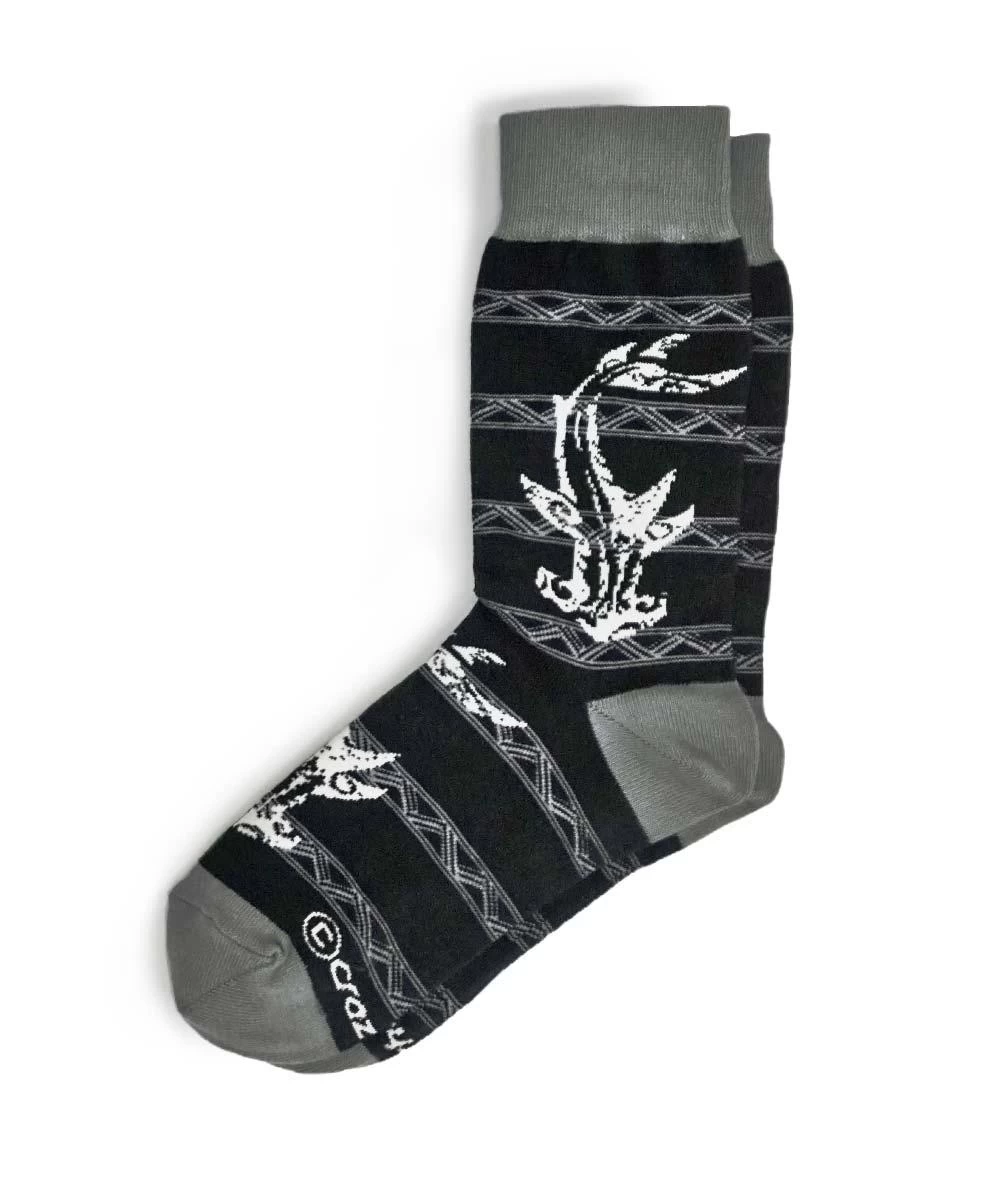 Mano Aumakua - Graphic Cotton Crew Socks 3 Mano Aumakua - Graphic Cotton Crew Socks
