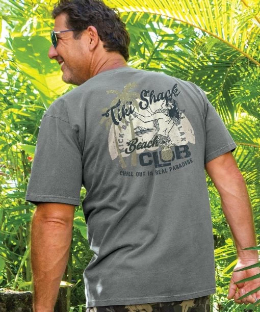 Tiki Shack Beach Club - Crater Dyed® Short Sleeve Crewneck T-Shirt -Freedom Style Shop 2b4902c8 8c29 401f 9668 1c1dc8913fe2