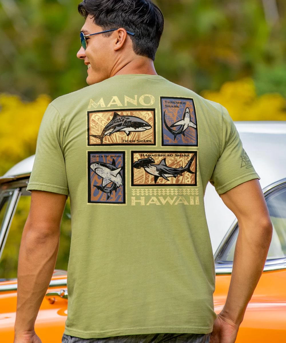 Mano Hawaii - Hemp Dyed Short Sleeve Crewneck T-Shirt 3 Mano Hawaii - Hemp Dyed Short Sleeve Crewneck T-Shirt