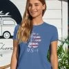 USA Hibiscus - Sapphire Short Sleeve Crewneck T-Shirt 2 USA Hibiscus - Sapphire Short Sleeve Crewneck T-Shirt -Freedom Style Shop 38fff8f9 1535 4125 a71c f2c5eaa7a1ee