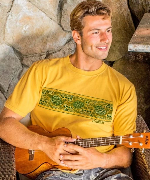 Tribal Turtles Band - Pineapple Dyed Short Sleeve Crewneck T-Shirt -Freedom Style Shop 3dd9c1cd 33b9 4598 b8e5 3bfc6481fa85