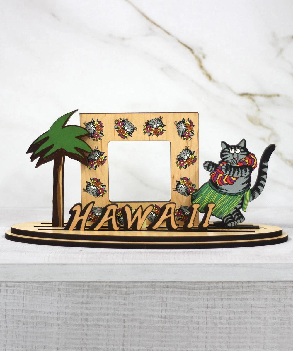 B. Kliban Hula Cat - Picture Frame 4-Piece Longboard Letters Set 3 B. Kliban Hula Cat - Picture Frame 4-Piece Longboard Letters Set