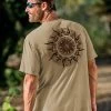 Sun Spinner - Kona Coffee Dyed Short Sleeve Crewneck T-Shirt 1 Sun Spinner - Kona Coffee Dyed Short Sleeve Crewneck T-Shirt -Freedom Style Shop 42acdce1 ec0a 4d47 8268 a8c48da02b25