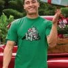 B. Kliban Candy Cane Cat - Wintergreen Dyed Short Sleeve Crewneck T-Shirt 2 B. Kliban Candy Cane Cat - Wintergreen Dyed Short Sleeve Crewneck T-Shirt -Freedom Style Shop 435365f2 8b3b 4f23 a109 1e13b358fa7f