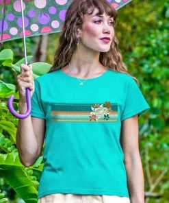 Retro Honu Puas - Ocean Short Sleeve Pima T-Shirt
