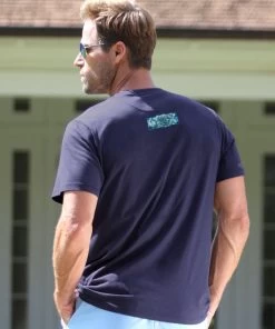 Ocean Soul - Indigo Short Sleeve Pima T-Shirt -Freedom Style Shop 4f1d88b5 5546 425e 9691 80076505841c