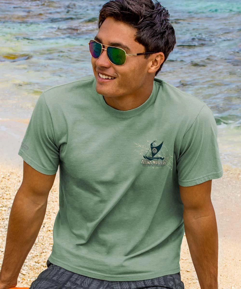 Aloha Nui Loa - Seaglass Short Sleeve Crewneck T-Shirt 4 Aloha Nui Loa - Seaglass Short Sleeve Crewneck T-Shirt - Image 2