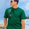 Mano A Mano Ekolu Vertical - Forest Green Short Sleeve Crewneck T-Shirt 2 Mano A Mano Ekolu Vertical - Forest Green Short Sleeve Crewneck T-Shirt -Freedom Style Shop 53fb989d e68e 4846 94e2 1d5fe5106b42