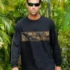 Wavey Floral Band - Black Long Sleeve Crewneck T-Shirt 1 Wavey Floral Band - Black Long Sleeve Crewneck T-Shirt -Freedom Style Shop 54730996 be48 4b6c 89ad 7ed3f448135a