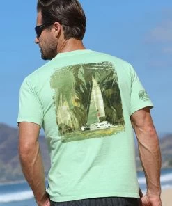 Coconut Cruise - Key Lime Dyed Short Sleeve Crewneck T-Shirt