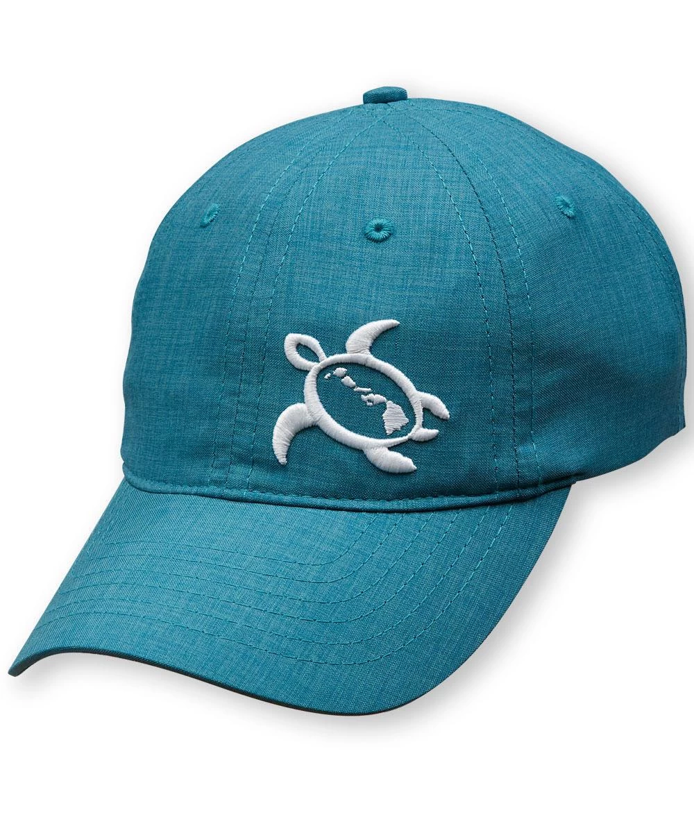 Paradise Honu - Teal Polyester Hat 3 Paradise Honu - Teal Polyester Hat