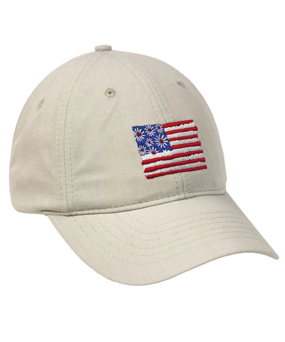 Daisy Flag - Stone Twill Hat 3 Daisy Flag - Stone Twill Hat