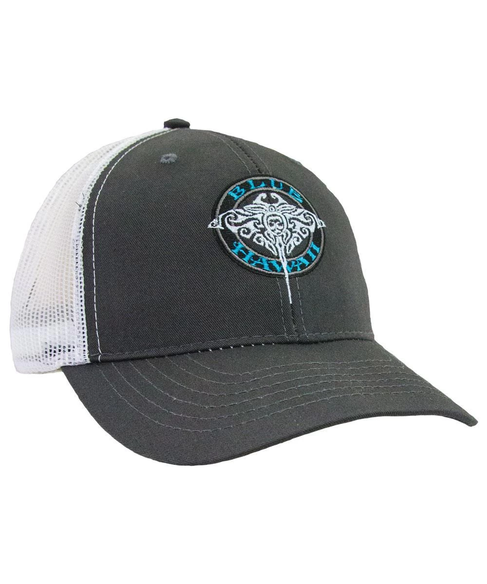 Blue Hawaii Dive - Charcoal Trucker Hat 3 Blue Hawaii Dive - Charcoal Trucker Hat