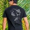 Kona Jack’s Sportfishing - Black Short Sleeve Crewneck T-Shirt -Freedom Style Shop 6b20c0e4 ba16 4581 a75b c8697ba6692b