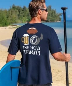 Holy Trinity - Navy Short Sleeve Crewneck T-Shirt