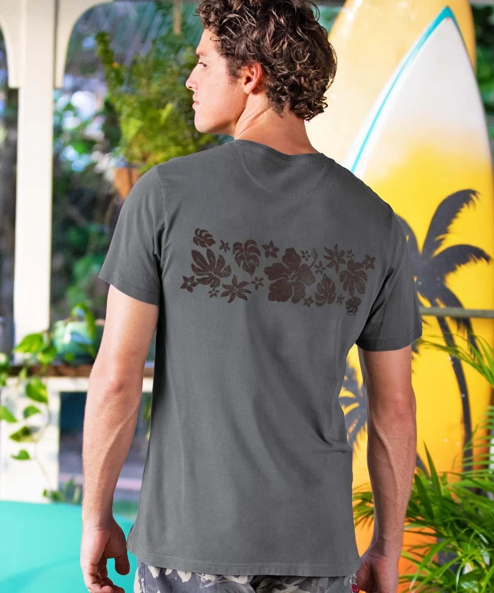 Bit Of Love - Smoke Short Sleeve Pima T-Shirt 4 Bit Of Love - Smoke Short Sleeve Pima T-Shirt - Image 2