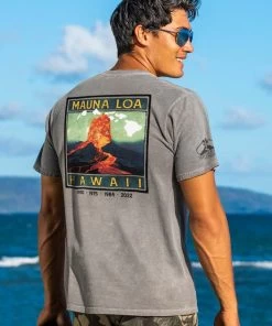 Retro Mauna Loa - Crater Dyed® Short Sleeve Crewneck T-Shirt -Freedom Style Shop 6e170794 7404 4f5e 85f1 c4efdbc5f1c7