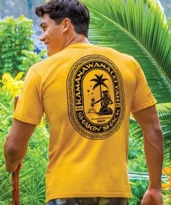 Shakin’ Shack Bar - Pineapple Dyed Short Sleeve Crewneck T-Shirt