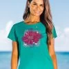 Radiant Beauty - Jade Short Sleeve Scoop Neck T-Shirt