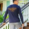 Desert Guardian - Indigo Long Sleeve Pima T-Shirt
