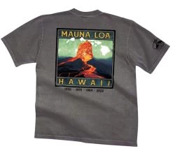 Retro Mauna Loa - Crater Dyed® Short Sleeve Crewneck T-Shirt