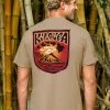 Kilauea Shield - Kona Coffee Dyed Short Sleeve Crewneck T-Shirt 2 Kilauea Shield - Kona Coffee Dyed Short Sleeve Crewneck T-Shirt -Freedom Style Shop 7b224206 ebed 4fb4 920d ec27bf7930cd