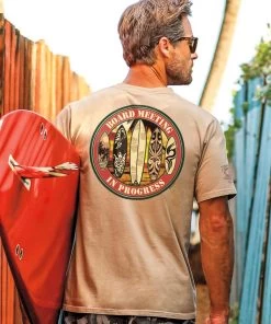 Vintage Board Meeting - Kona Coffee Dyed Short Sleeve Crewneck T-Shirt