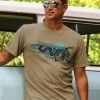 Dragon Crossing - Kona Coffee Dyed Short Sleeve Crewneck T-Shirt -Freedom Style Shop 8eb4351b 437a 4dd7 907b bffc3c3feb97
