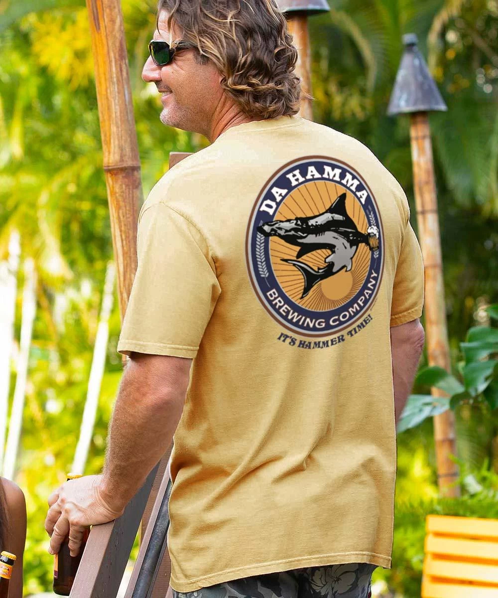 Da Hamma Brewing Co. - Beer Dyed Short Sleeve Crewneck T-Shirt 3 Da Hamma Brewing Co. - Beer Dyed Short Sleeve Crewneck T-Shirt