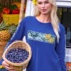 Pua Breeze - Blueberry Dyed Long Sleeve Crewneck T-Shirt 2 Pua Breeze - Blueberry Dyed Long Sleeve Crewneck T-Shirt -Freedom Style Shop 944f3a7f f33a 4a56 a8ad 66e36cf85699