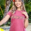 Hibiscus Vines - Paradise Red Dyed Short Sleeve Crewneck T-Shirt -Freedom Style Shop 9a319e73 19e9 475d b5dd 8d5d53391b5e