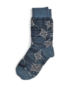 Cruzing Manta Mano - Graphic Cotton Crew Socks