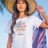 Boho Freedom - White Short Sleeve Scoop Neck T-Shirt 1 Boho Freedom - White Short Sleeve Scoop Neck T-Shirt -Freedom Style Shop 9ee780a3 00c9 4c7c ad42 7f08ef4c2ef1