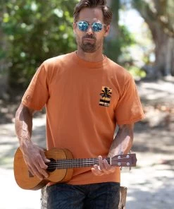 Palm Ocean View - Cinnamon Dyed Short Sleeve Crewneck T-Shirt 5 Palm Ocean View - Cinnamon Dyed Short Sleeve Crewneck T-Shirt -Freedom Style Shop 9eec5f06 bcec 4b42 9540 827deeba556a