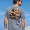 Woody Surf Signs - Crater Dyed® Short Sleeve Crewneck T-Shirt
