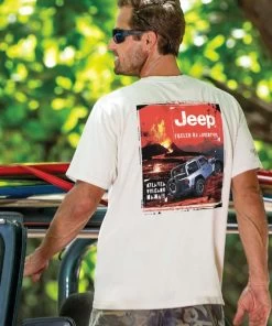Jeep Fueled By Jeep - Coconut Dyed Short Sleeve Crewneck T-Shirt