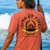 Ring Of Fire Sauce - Chile Dyed Short Sleeve Crewneck T-Shirt 2 Ring Of Fire Sauce - Chile Dyed Short Sleeve Crewneck T-Shirt -Freedom Style Shop b9f4f93b 7165 4072 941a e6f7204912b1