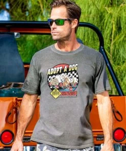 Hawaiian Humane Society Go Kart Pups - Crater Dyed® Short Sleeve Crewneck T-Shirt