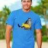 B. Kliban Beach Getaway Cat - Blue Hawaii Dyed Short Sleeve Crewneck T-Shirt 2 B. Kliban Beach Getaway Cat - Blue Hawaii Dyed Short Sleeve Crewneck T-Shirt -Freedom Style Shop bbfbd213 13ac 42d5 b967 858419374389