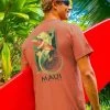 Maui Surf Co. Green Gecko - Chile Dyed Short Sleeve Crewneck T-Shirt -Freedom Style Shop bdcece55 a56f 4de3 8f51 e321b275dca9