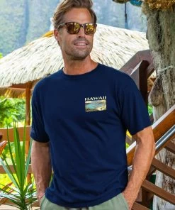 Hanauma Bay - Navy Short Sleeve Crewneck T-Shirt -Freedom Style Shop c181b063 60b9 47e6 bb3e f38cf8326653