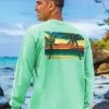 Sunset Scenic - Key Lime Dyed Long Sleeve Crewneck T-Shirt 1 Sunset Scenic - Key Lime Dyed Long Sleeve Crewneck T-Shirt -Freedom Style Shop c4b7b581 d497 4ab4 916e 73aee4ad3921